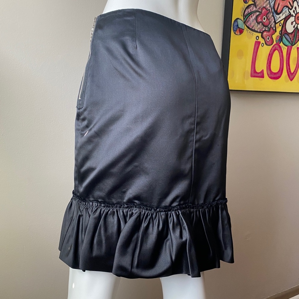 Poleci silk ruffle skirt